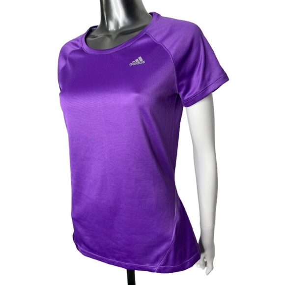 Adidas athletic top short sleeves - Picture 3 of 5